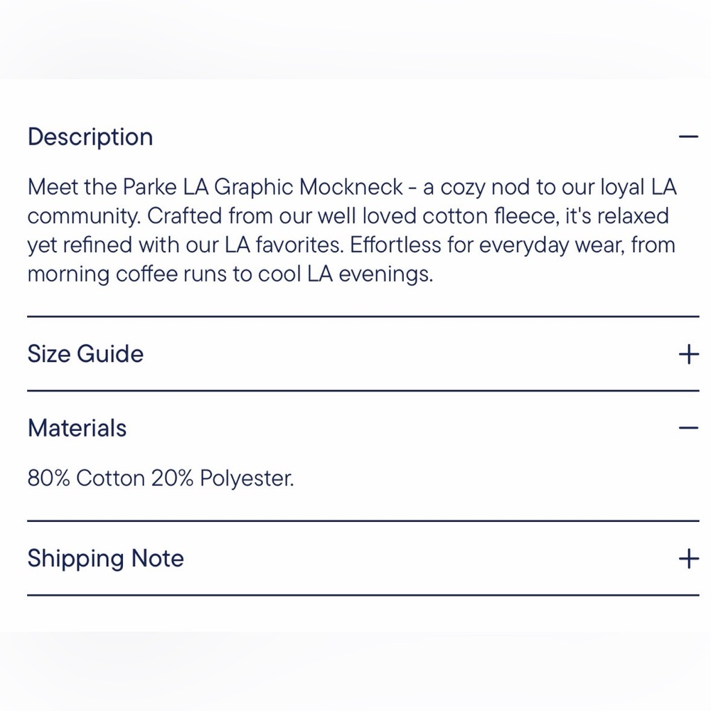 PARKE Fleece Los Angeles Graphic Mockneck - Picture 5 of 5